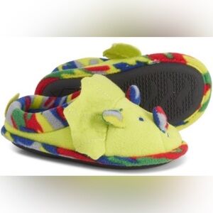 •NIP•Dearfoams Toddler Dino Novelty Slippers